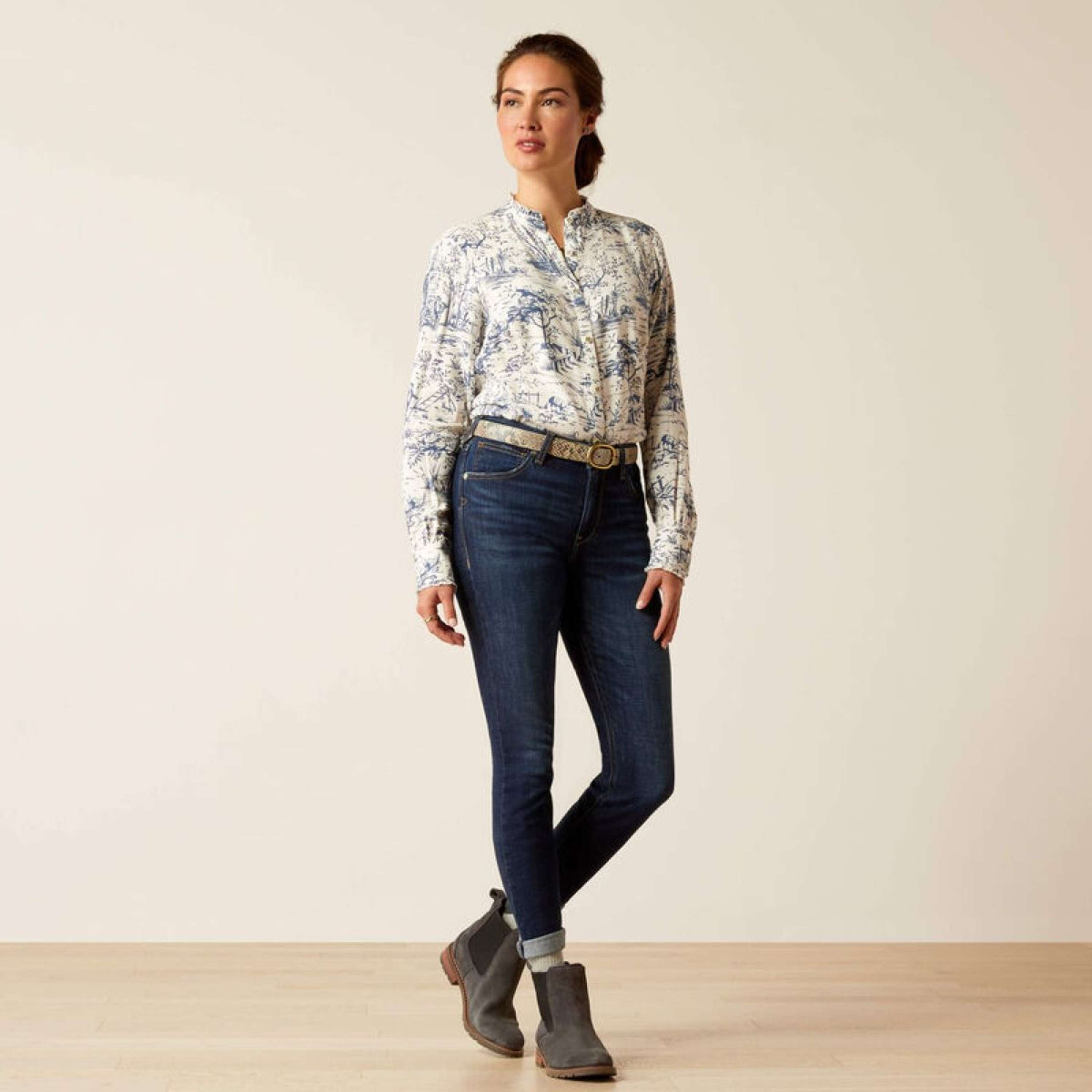 Ariat Jeans High Rise Bridle Skinny Dames Puerto Rico