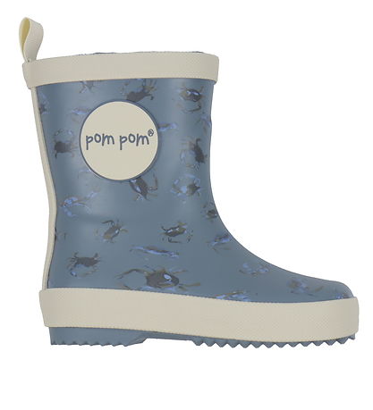 Pom Pom Gummistiefel - Sea AOP