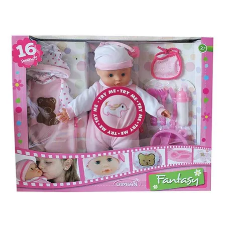 ITM Puppen Fantasy mit Babygeräuschen, 16cm