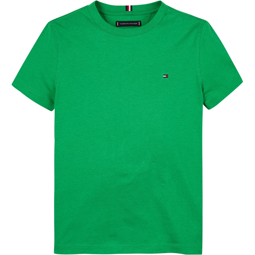 Køb Tommy Hilfiger Radiant Green Essential Bomuld Reg T-Shirt