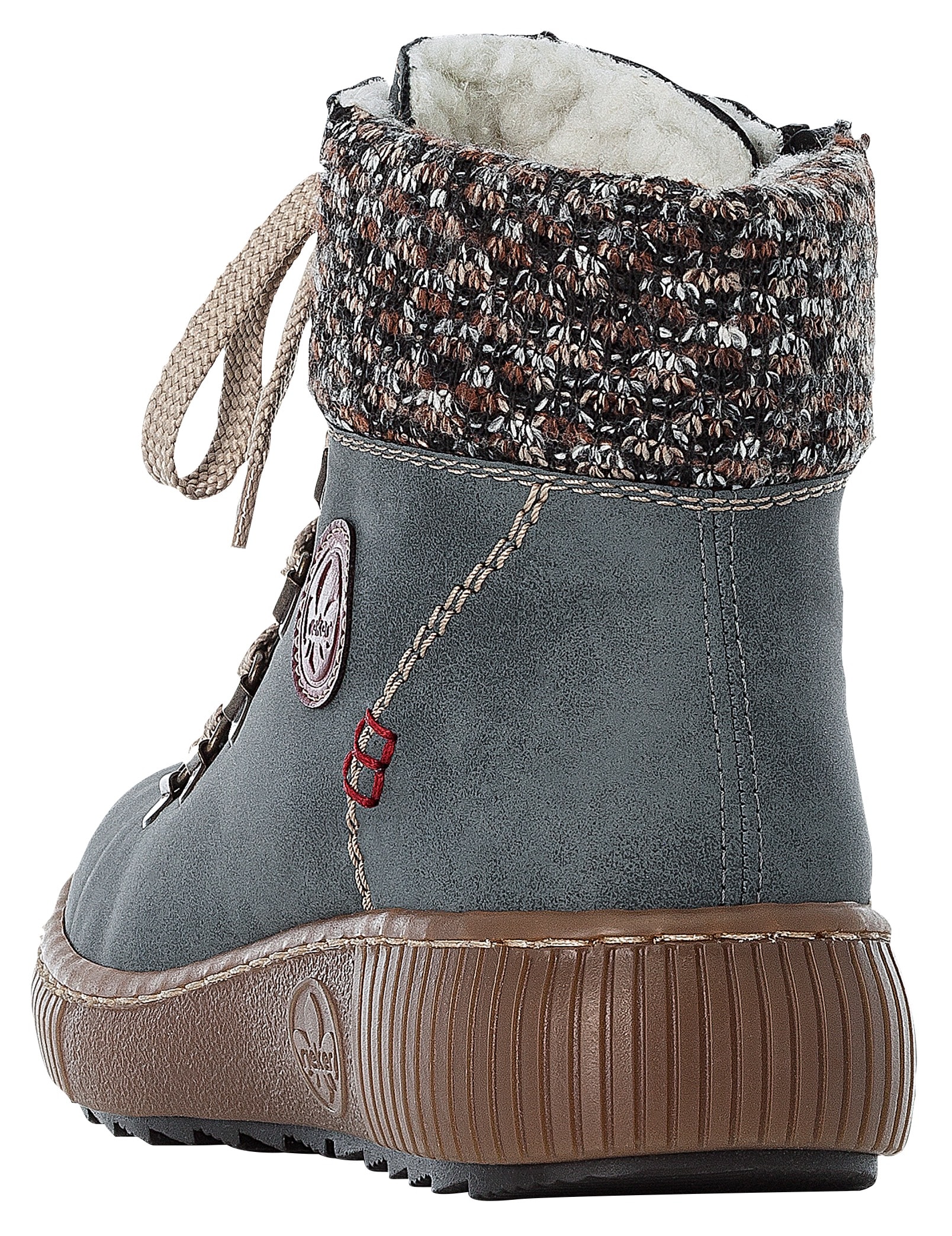 Rieker Winterboots  , Winterstiefelette, Schnürboots, Outdoorboots mit Warmfutter