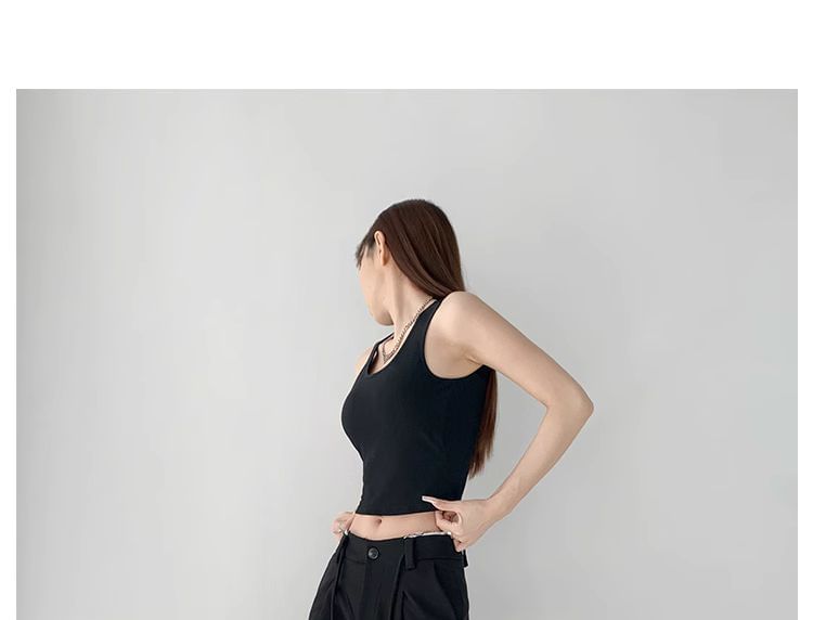 Shira - Broek met wijde pijpen en trekkoordtaille