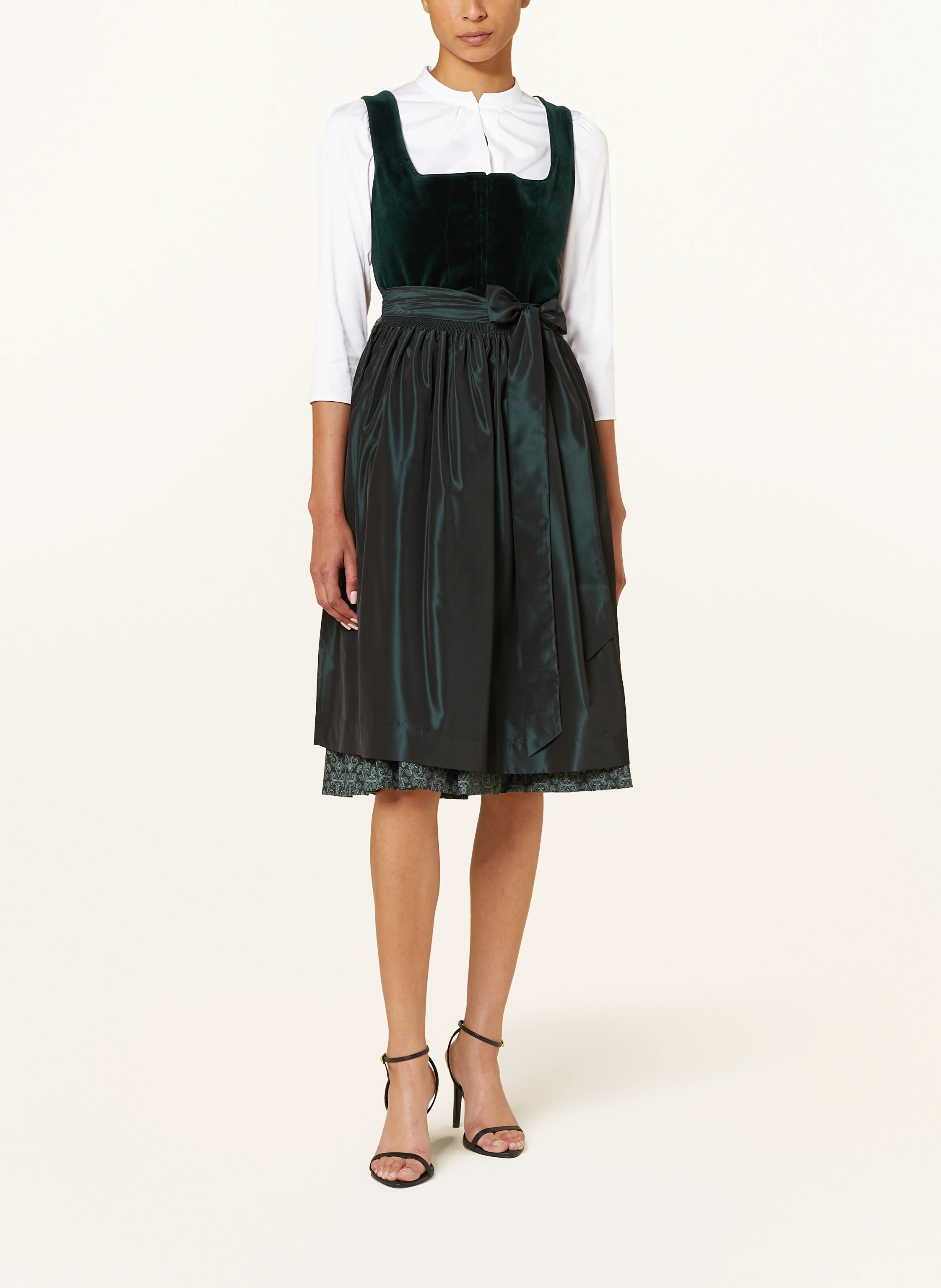 Johann & Johanna Dirndlbluse mit 3/4-Ärmel