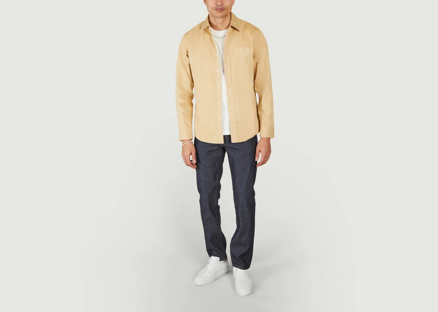 Chemise slim en coton bio John Nudie Jeans