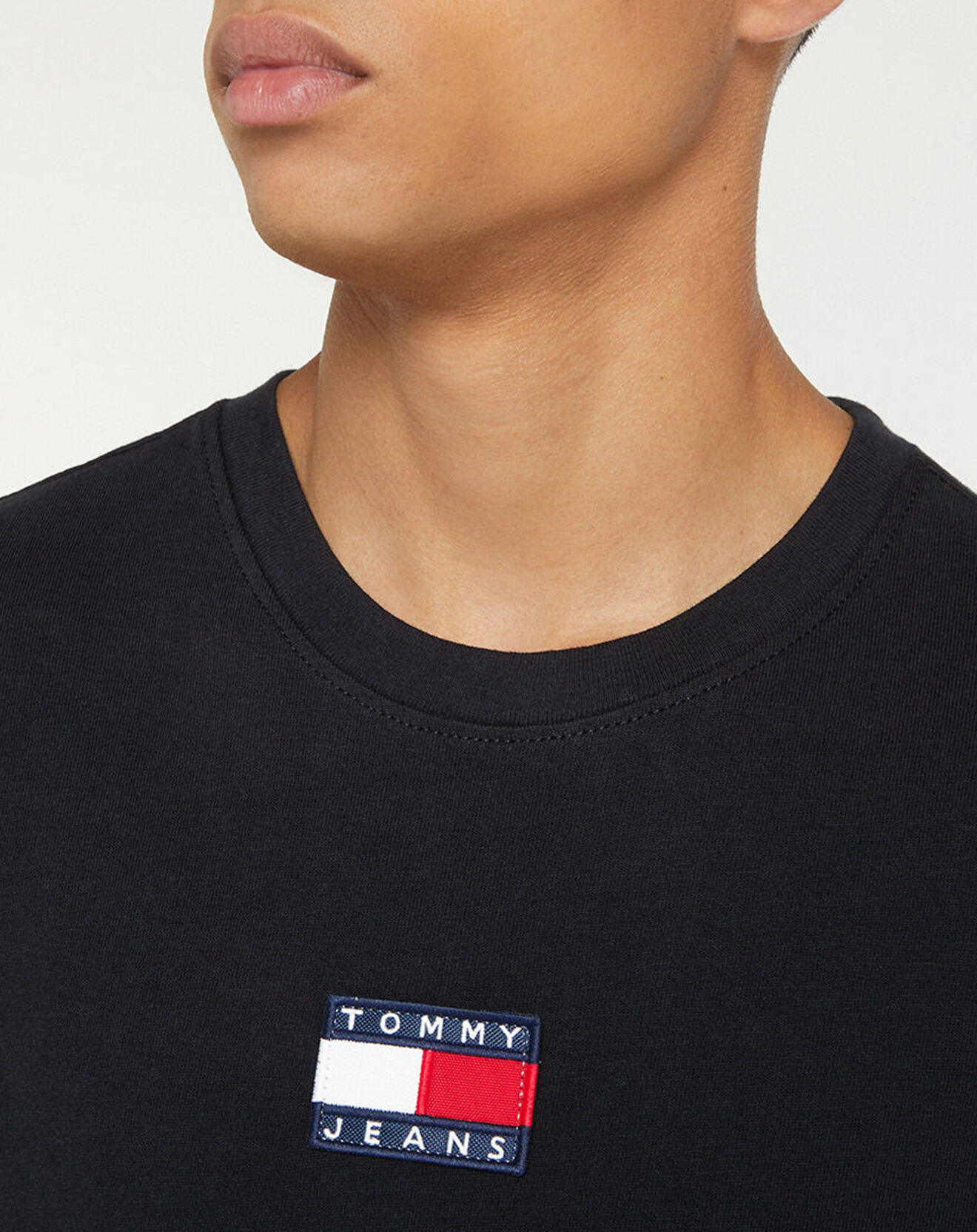 Tommy Jeans T-Shirt 100% Coton Bio Tjm Tommy Badge noir