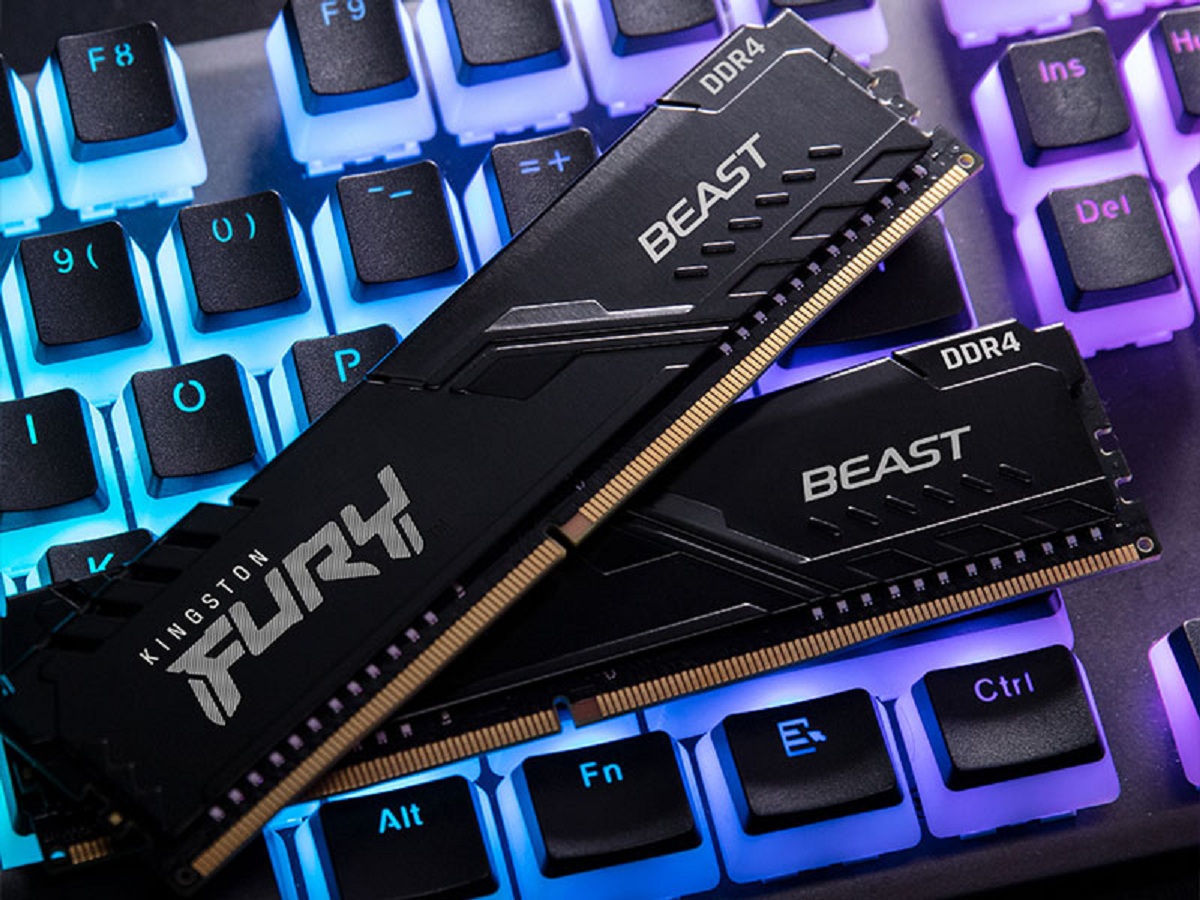 Kingston Fury Beast - 2x32 Go - DDR4 3200 MHz - CL16 Noir