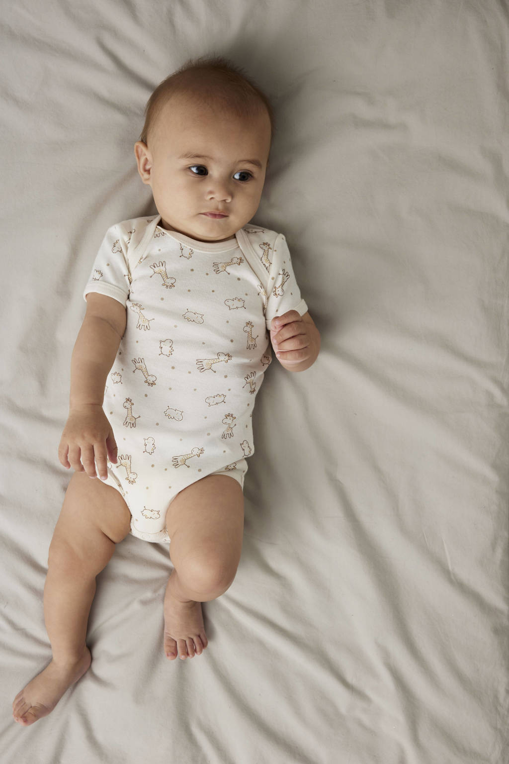 NAME IT romper NBNBODY - set van 3 beige/zand