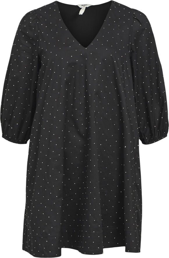 Object OBJRIGINI 3/4 SLEEVE V-NECK DRESS 1 Multi