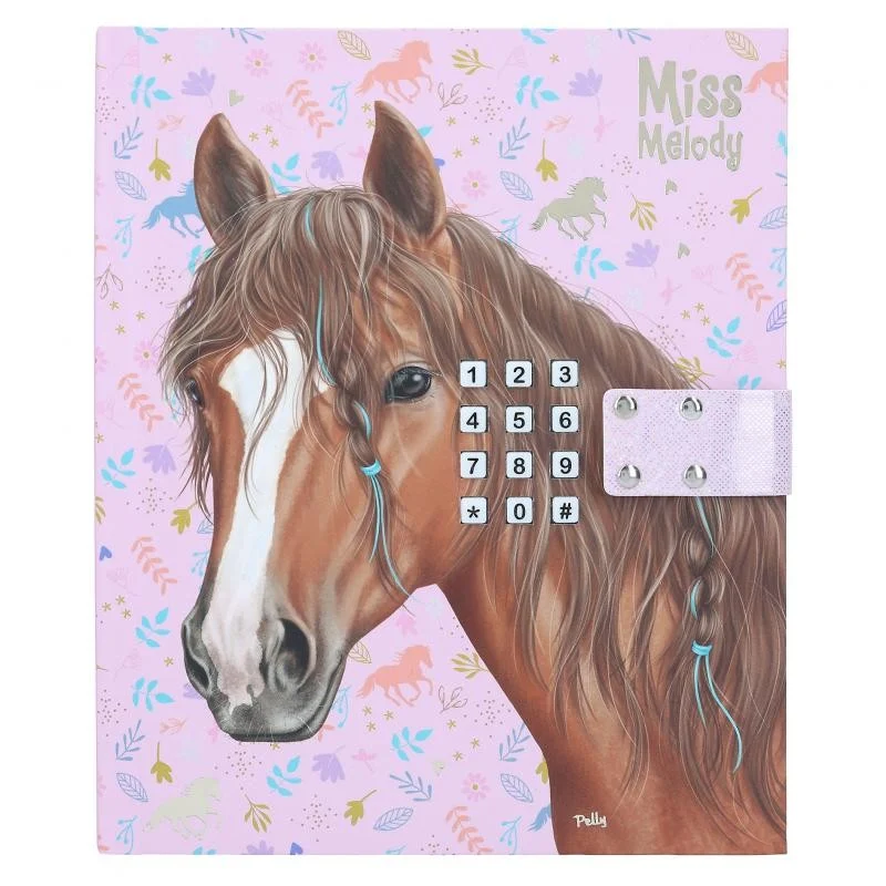 Miss Melody - Dagbog m/Kode & Musik - Hest