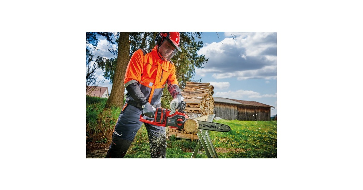 EINHELLAccu Kettingzaag GE-LC 36/35 Li-Solo  (Rood/zwart, Accu en oplader niet inbegrepen)