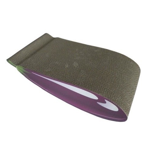 Tapete arranhador de papelão reciclado roxo AIME para gatos