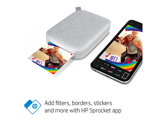 HP Sprocket Instant Mobile Printer hvid