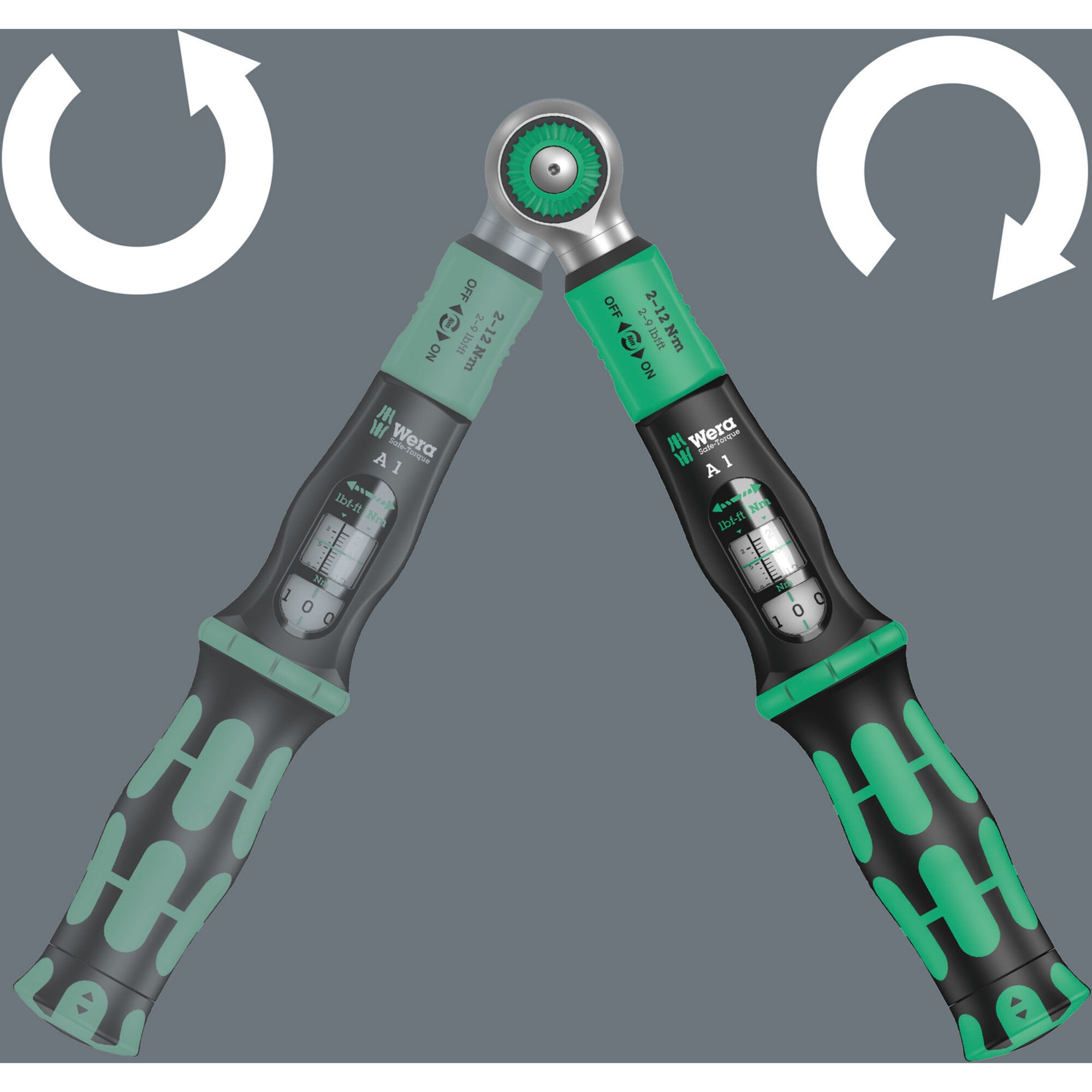 Wera Drehmomentschlüssel Drehmomentschlüssel Safe-Torque A 1 Imperial Set 1, 10-teilig