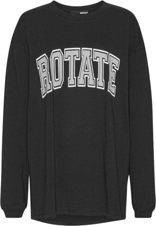 ROTATE Birger Christensen Thin Jersey Longsleeve Black