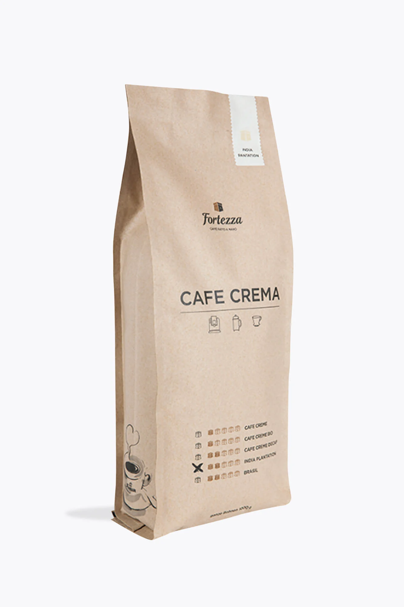 Fortezza Cafe Crema India Plantation
