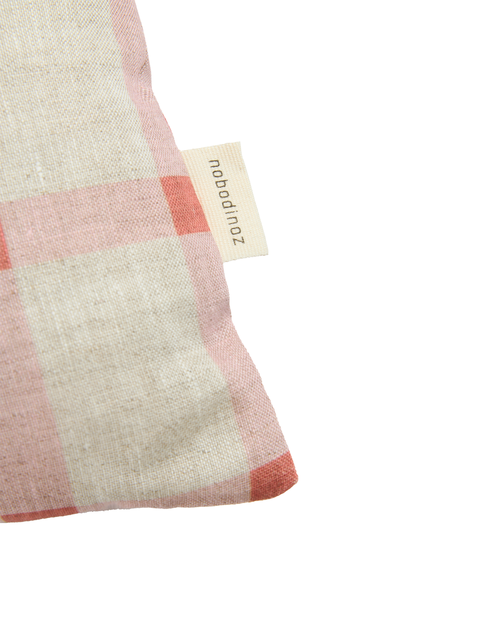 Coussin rectangulaire en lin français vibes m | Rose