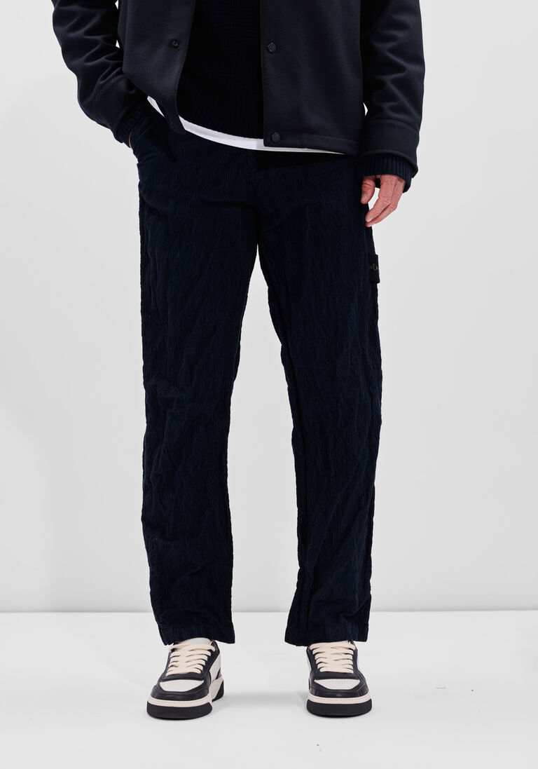 donkerblauwe stone island cargobroeken trousers