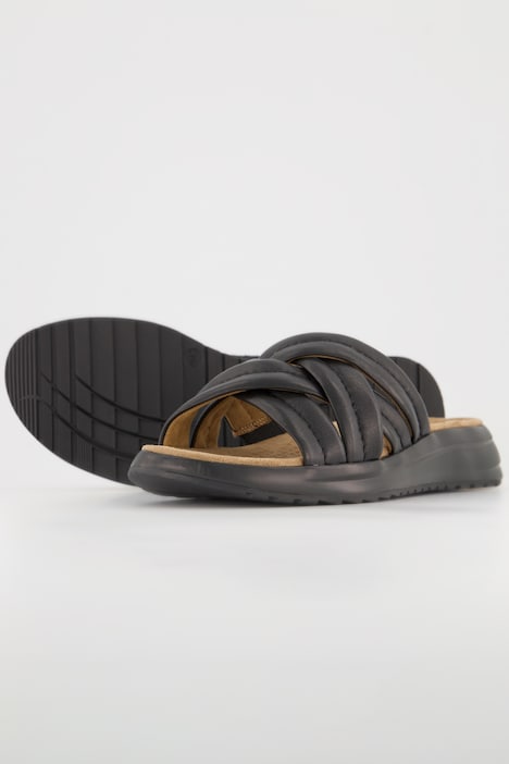 Caprice Leder-Pantoletten, Climotion, Weite H