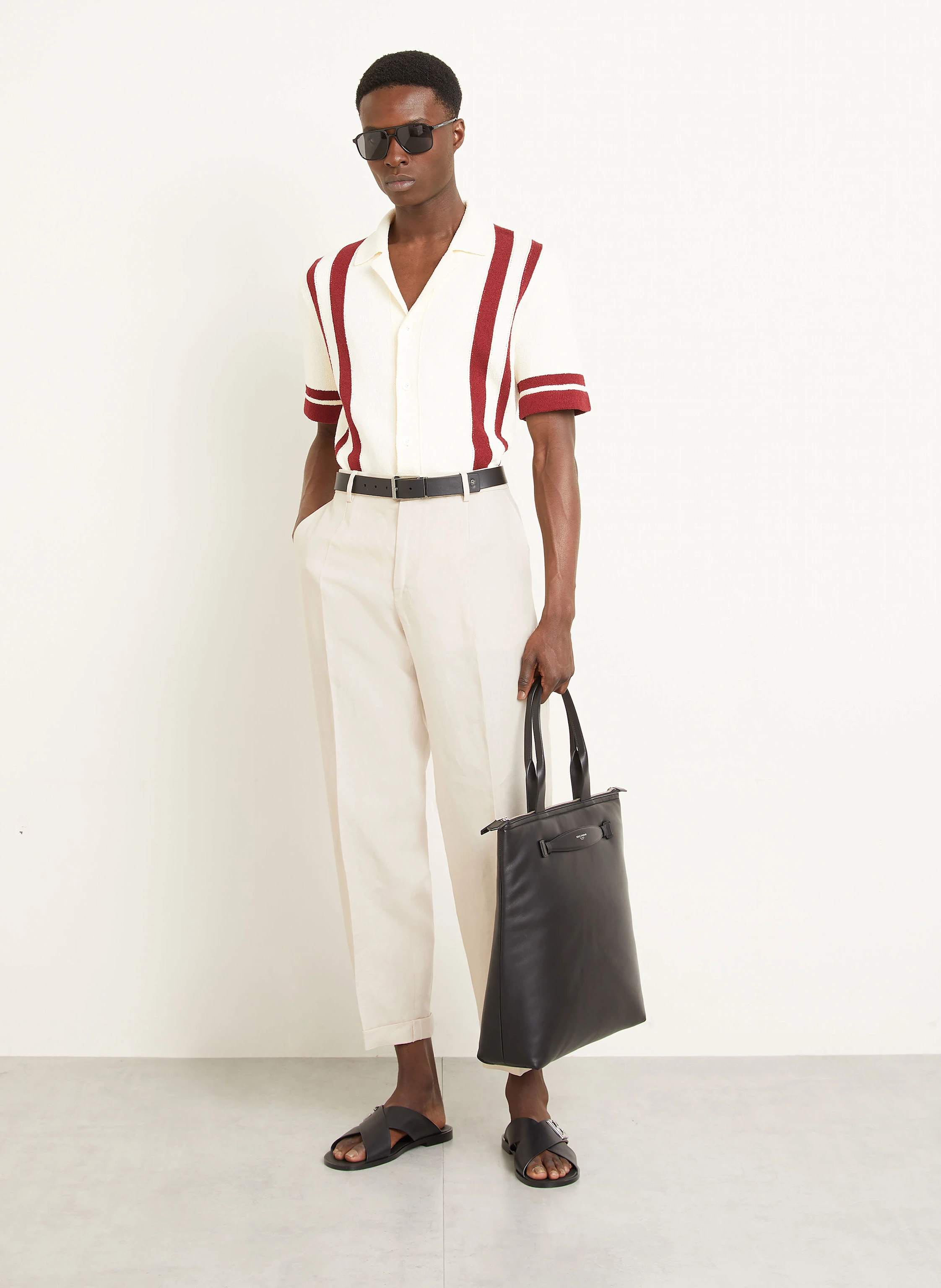 DOLCE & GABBANA Leinen-Chino Slim Fit