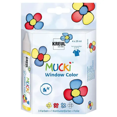 MUCKI Window Color 4er Set
