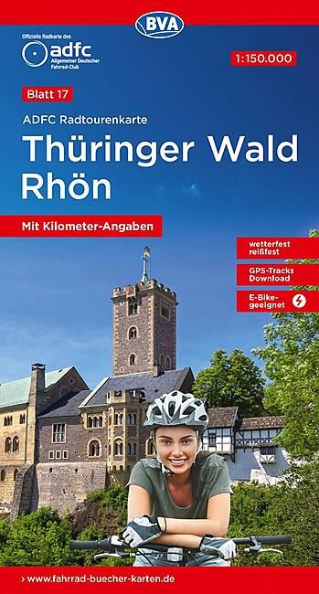 ADFC - 17 THURINGER WALD RHON 1 150 000
