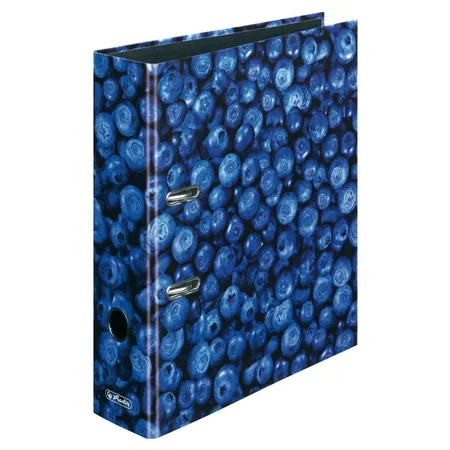 Herlitz Ordner A4 8cm FSC-Mix maXfile Blaubeere