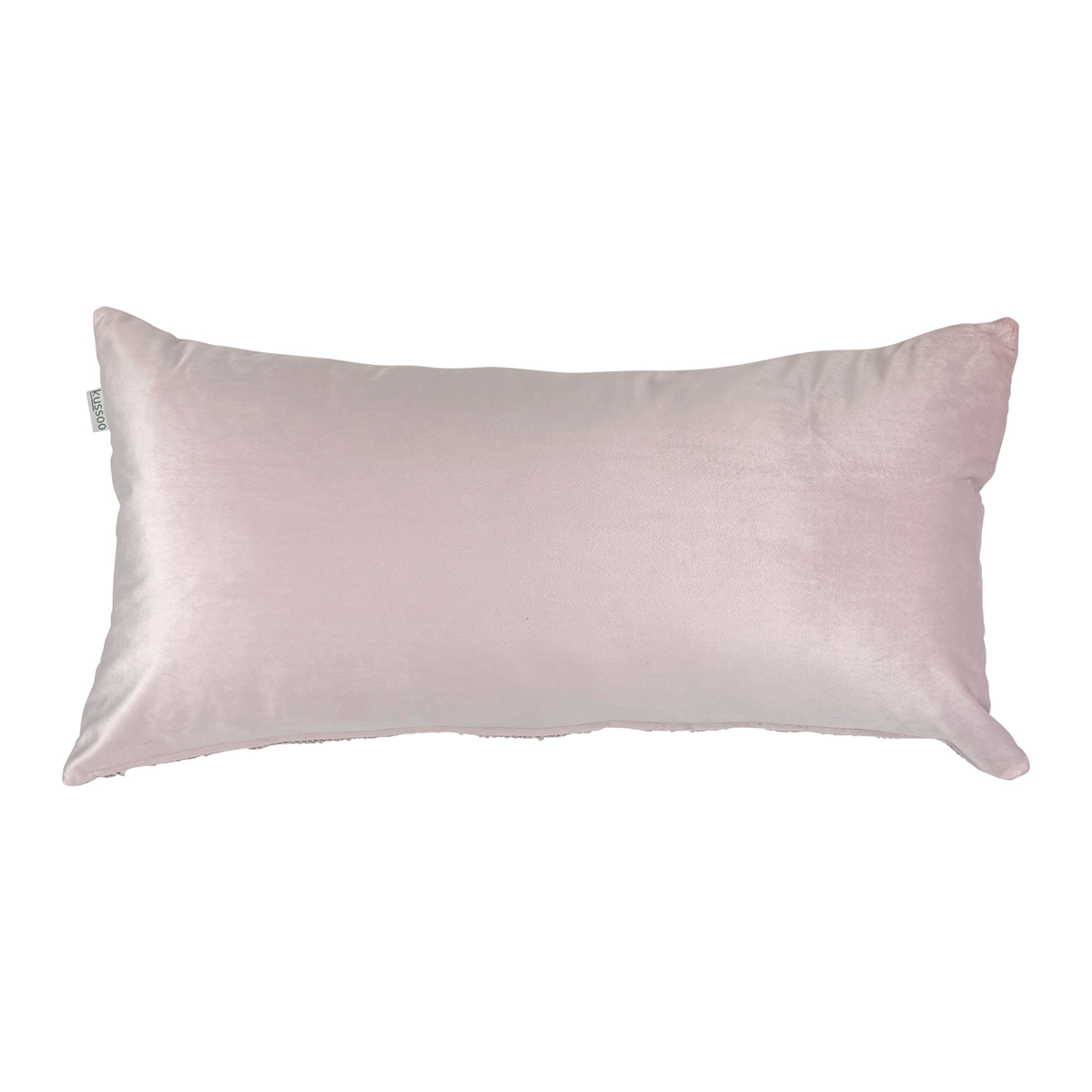 Sierkussen Bouclé roze 40x80 cm