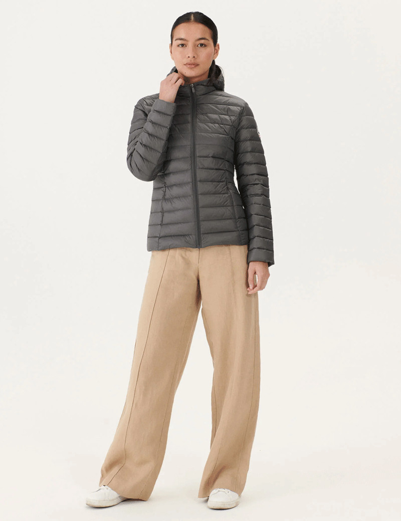 JOTT DOUDOUNE FEMME CAPUCHE CLOÉ ANTHRACITE
