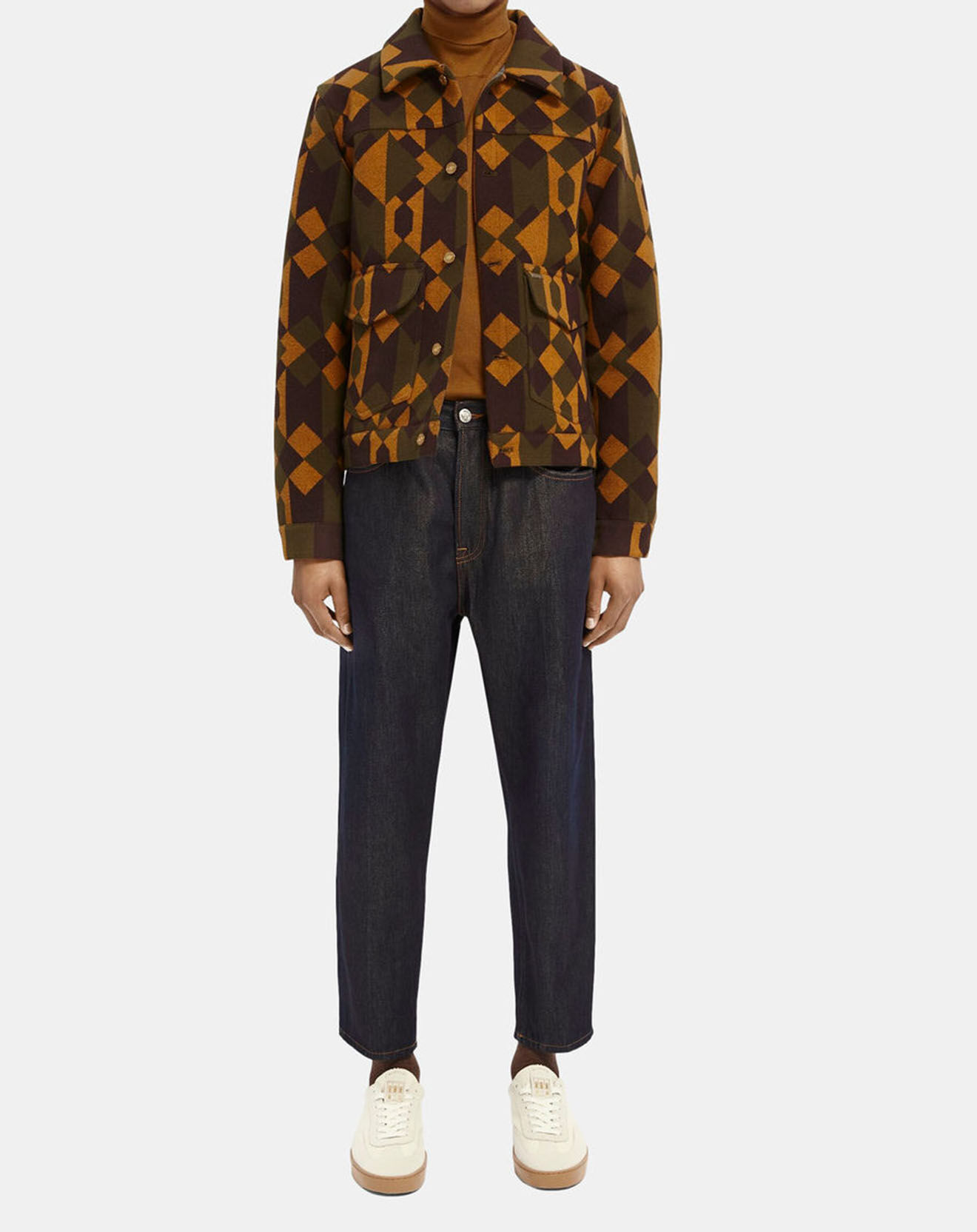 Scotch & Soda Jean tapered bleu brut