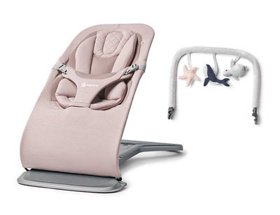 Ergobaby Evolve 3-in-1 Vippestol inkl. Lekebøyle, Blush Pink