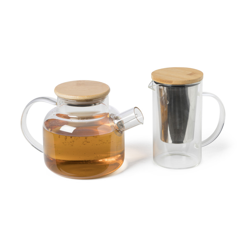 Theepot bamboe deksel - 1.8 liter