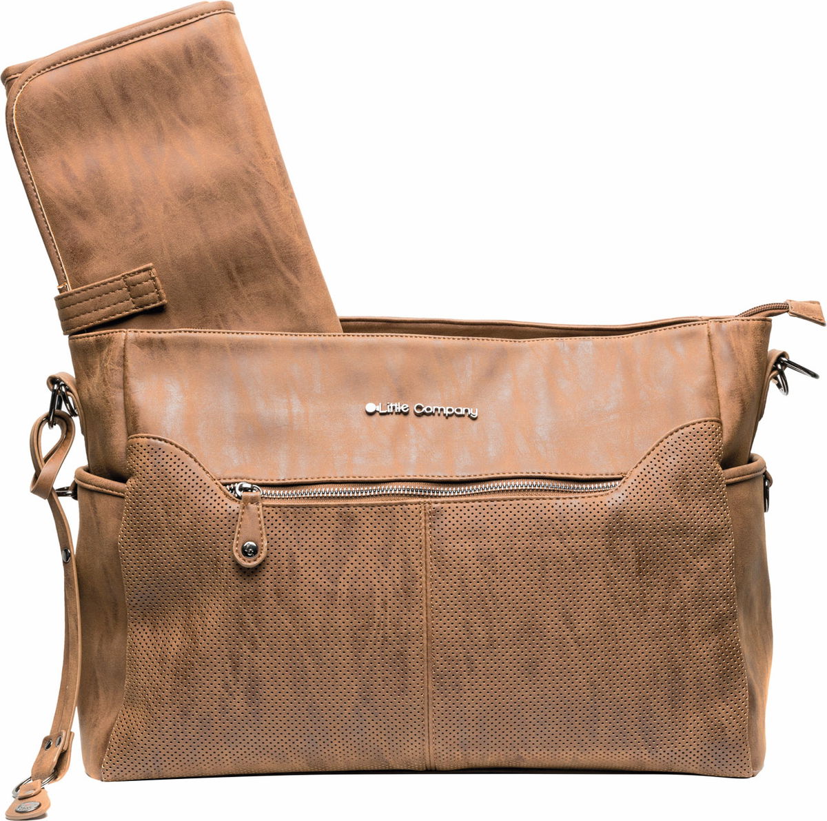 Little CompanyLittle Company   Wickeltasche Copenhagen Perfo cognac