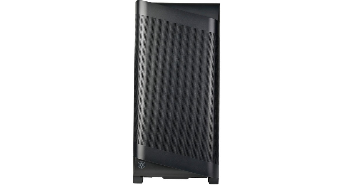SilverStoneSETA A2 midi tower behuizing  (Zwart | 2x USB-A | 1x USB-C | Tempered Glass)