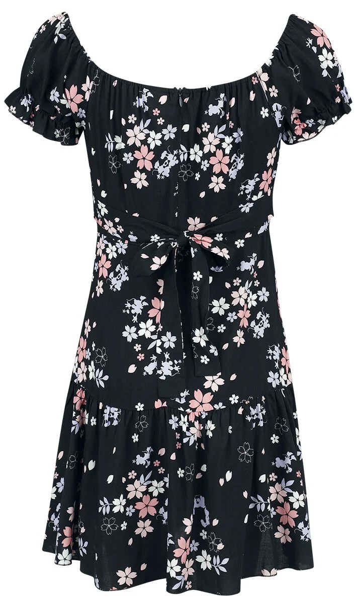 Fleurs | Mickey & Minnie Mouse Robe mi-longue
