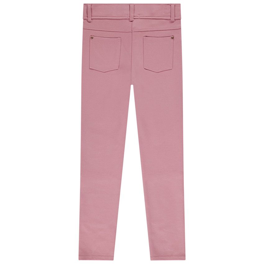 Pantalon skinny esprit équitation pour fille - Multicolore