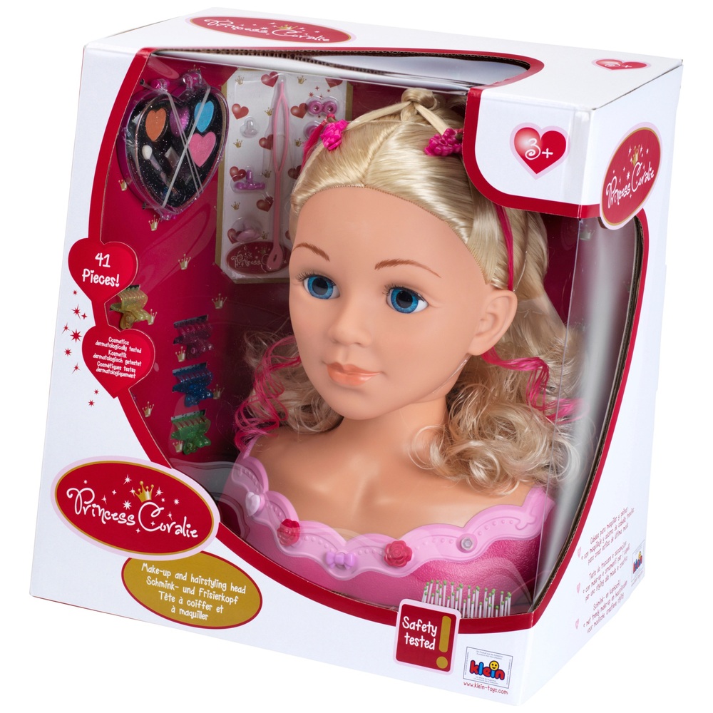 Prinzessin Coralie 33 cm Make-up- und Frisurenkopf - Emma