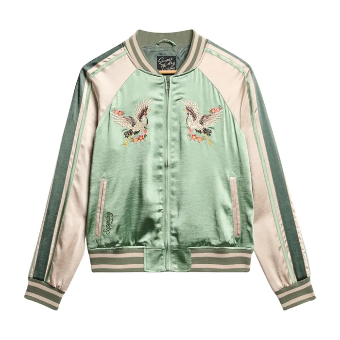 Superdry Suikajan Embroidered Bomber Jas Dames