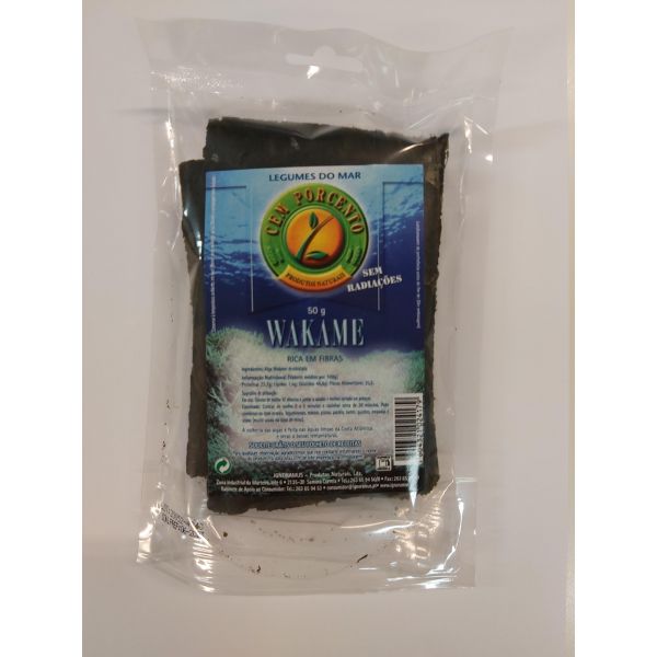 Cem Porcento Alga Wakame 50g