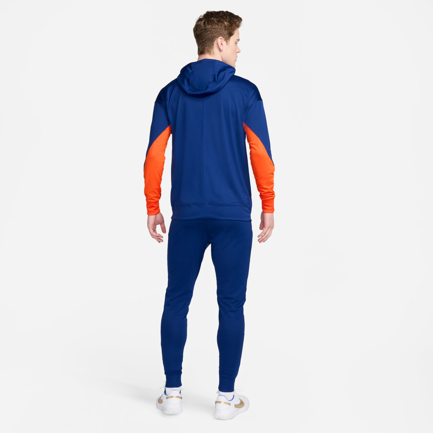 Nike Nederland Strike Trainingspak Hooded Full-Zip 2024-2026 Blauw Oranje