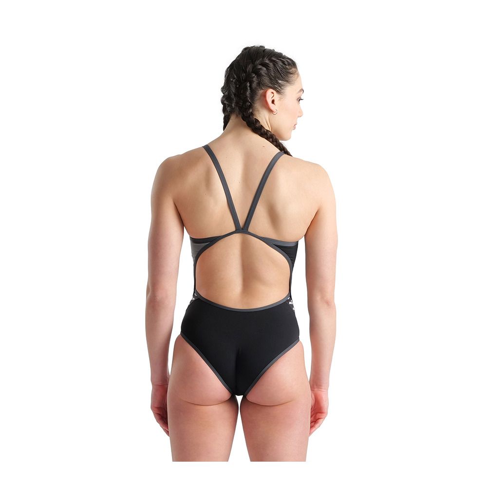 Arena ICONS - Maillot de bain 1 pièce Femme black/asphalt/ardesia