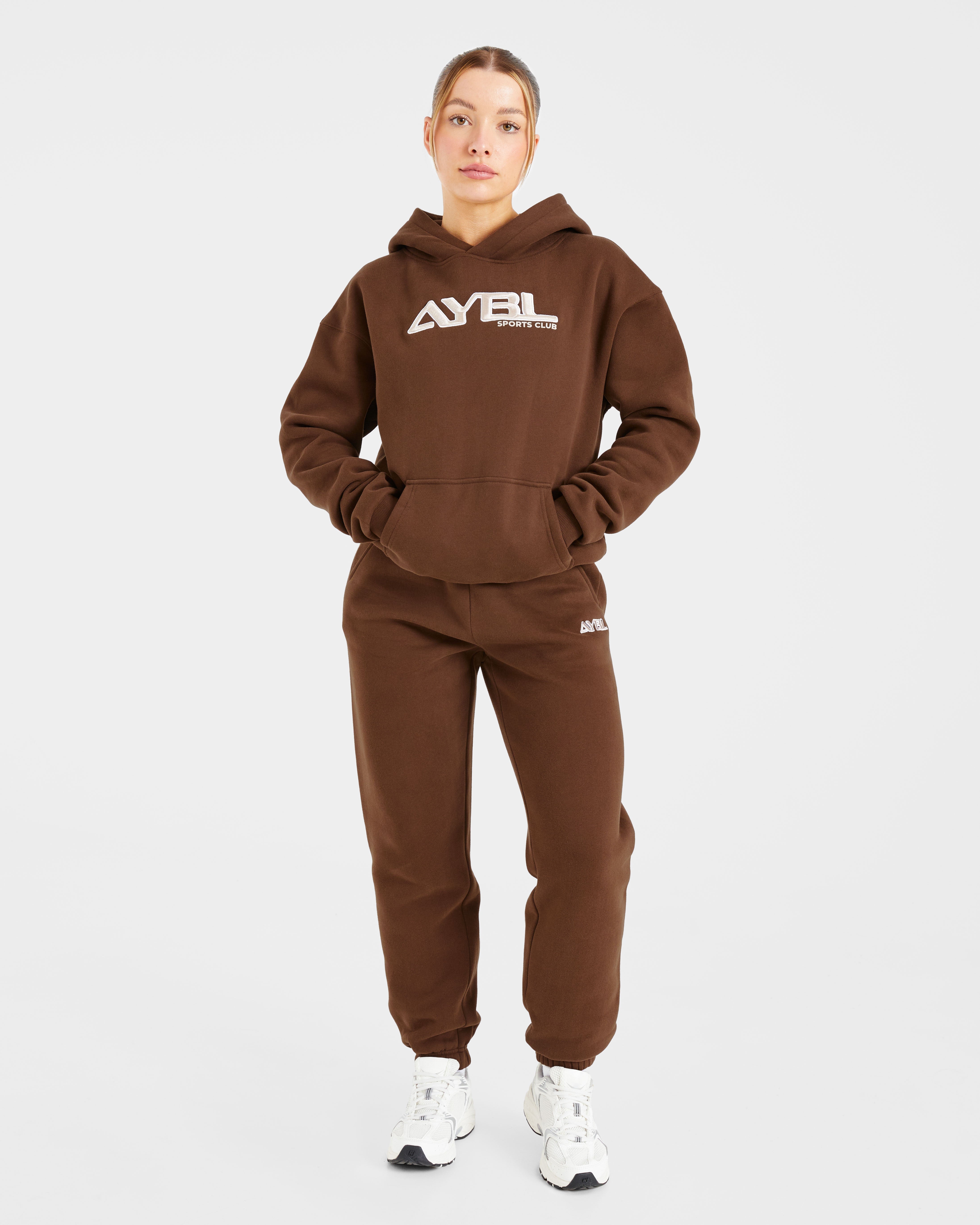 Retro Embroidered Oversized Joggers