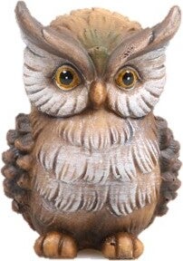 SID tuinbeeld uil Ubbe bruin 6,5 x 5,5 x 9 cm