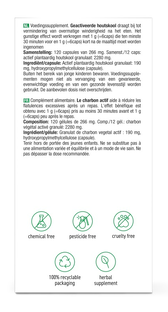 Purasana Plantaardige Houtskool Capsules 120CP