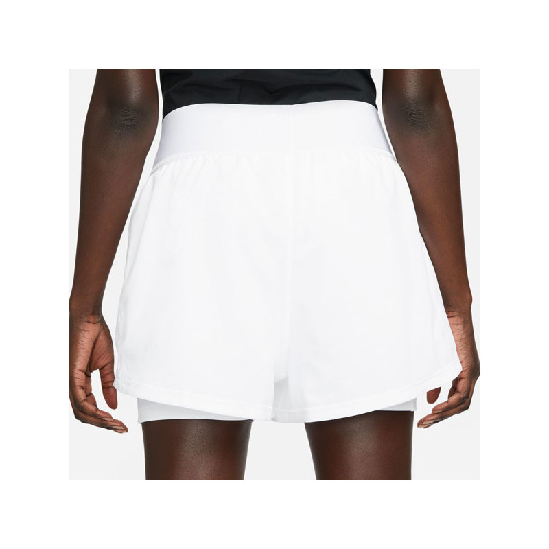 Short tennis femme Nike Court Advantage blanc ou noir