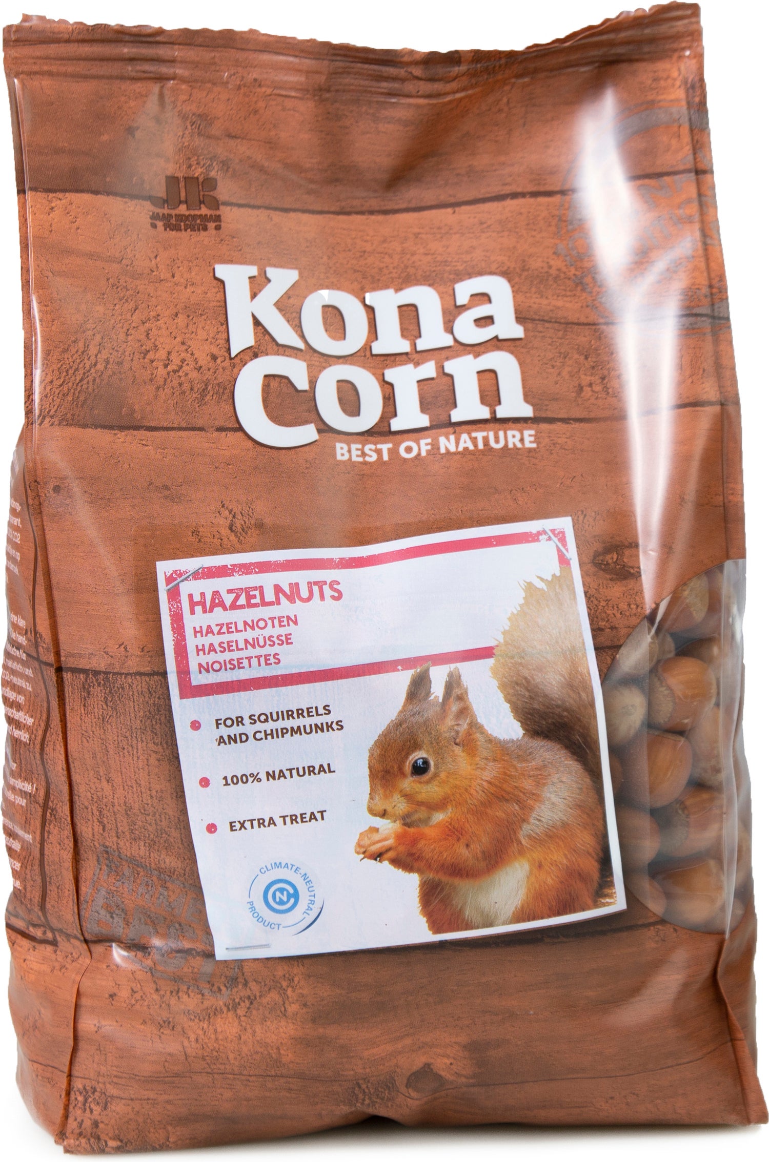 KonaCorn eekhoornvoer hazelnoten 1,5 kg