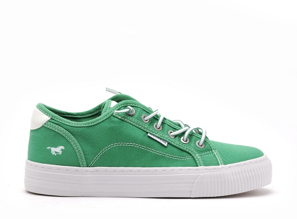 Mustang basses femme 1420304 vert