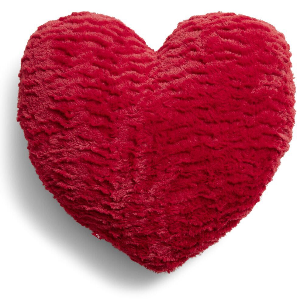Coussin coeur rouge 40x40cm