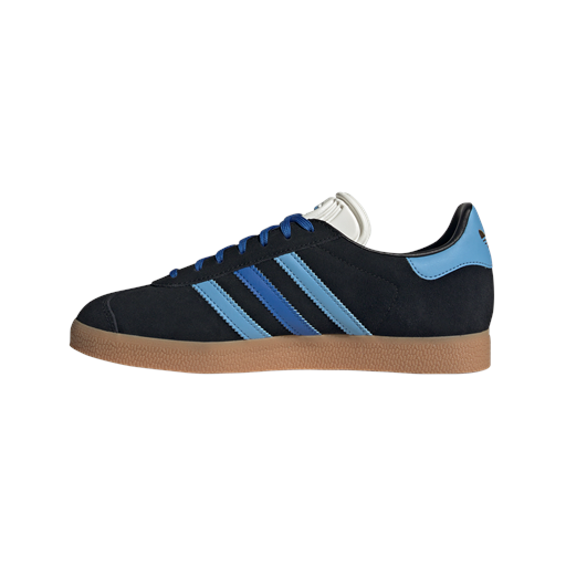 Adidas Gazelle Sneakers, Core Black/Blue/Light Blue, 39 1/3