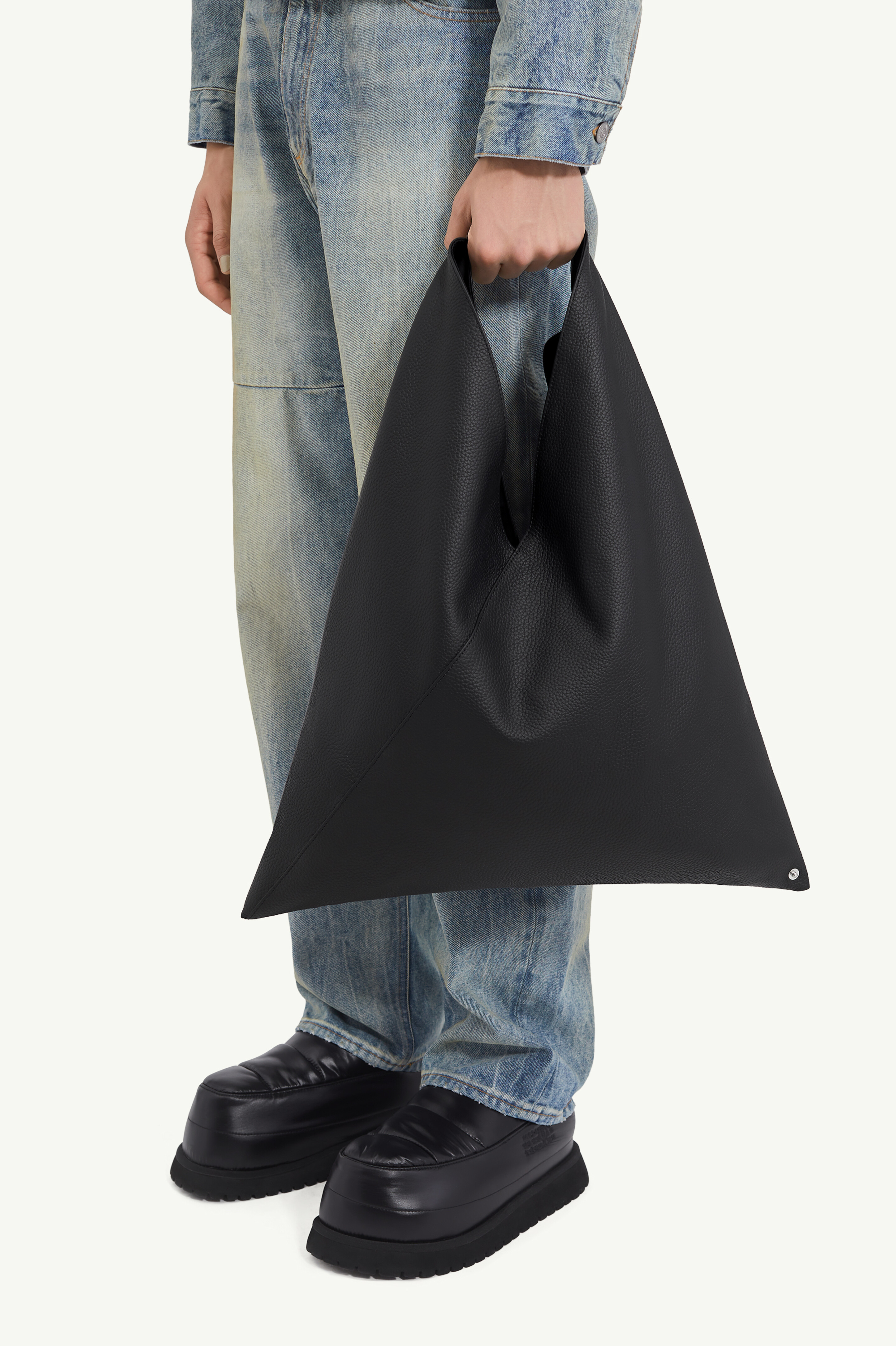 Japanese medium sac cuir grainé | femme