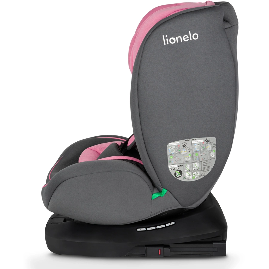 lionelo Kindersitz Bastiaan i-Size Pink Baby
